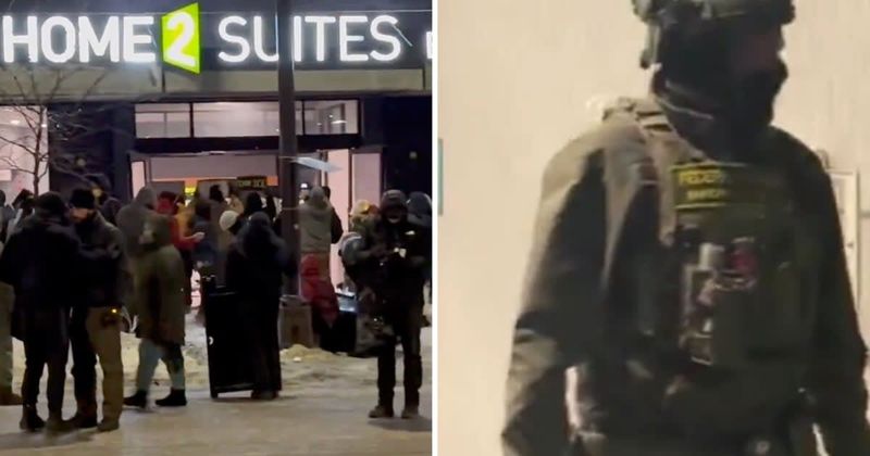 Videos show protesters attack Home2 Suites hotel in Minneapolis, injuring federal agent