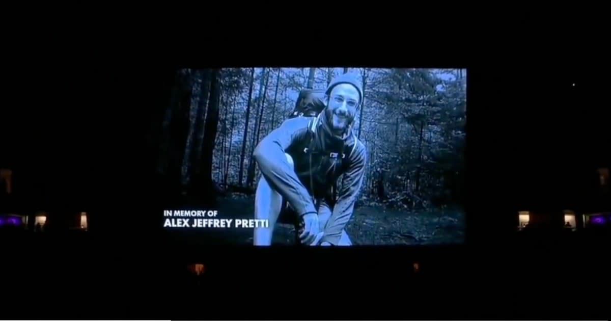 ICU nurse Alex Pretti was remembered before the Minnesota Timberwolves vs Golden State Warriors game at Target Center on January 25, 2026, in Minneapolis, Minnesota (@RedWave_Press/X)