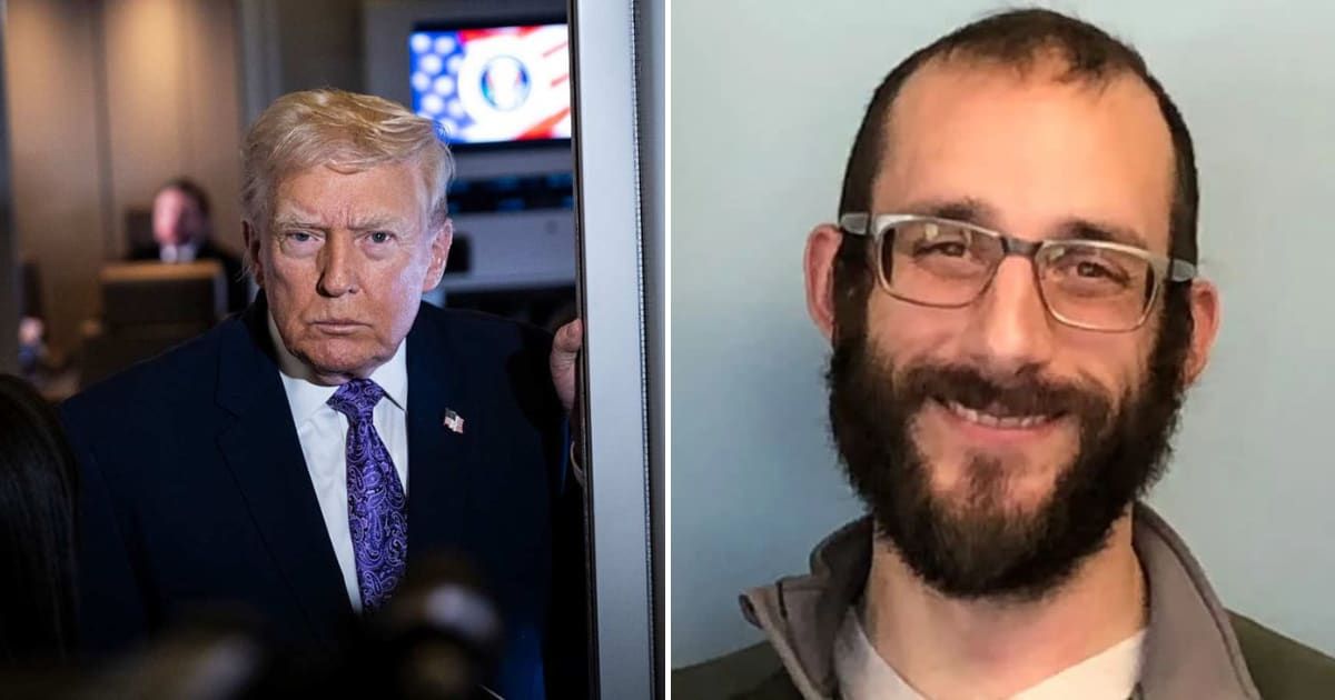 An alleged post by Trump claiming only criminals carry guns on 'our streets' spreads online after Alex Pretti's shooting (Getty Images, @va.gov/X)