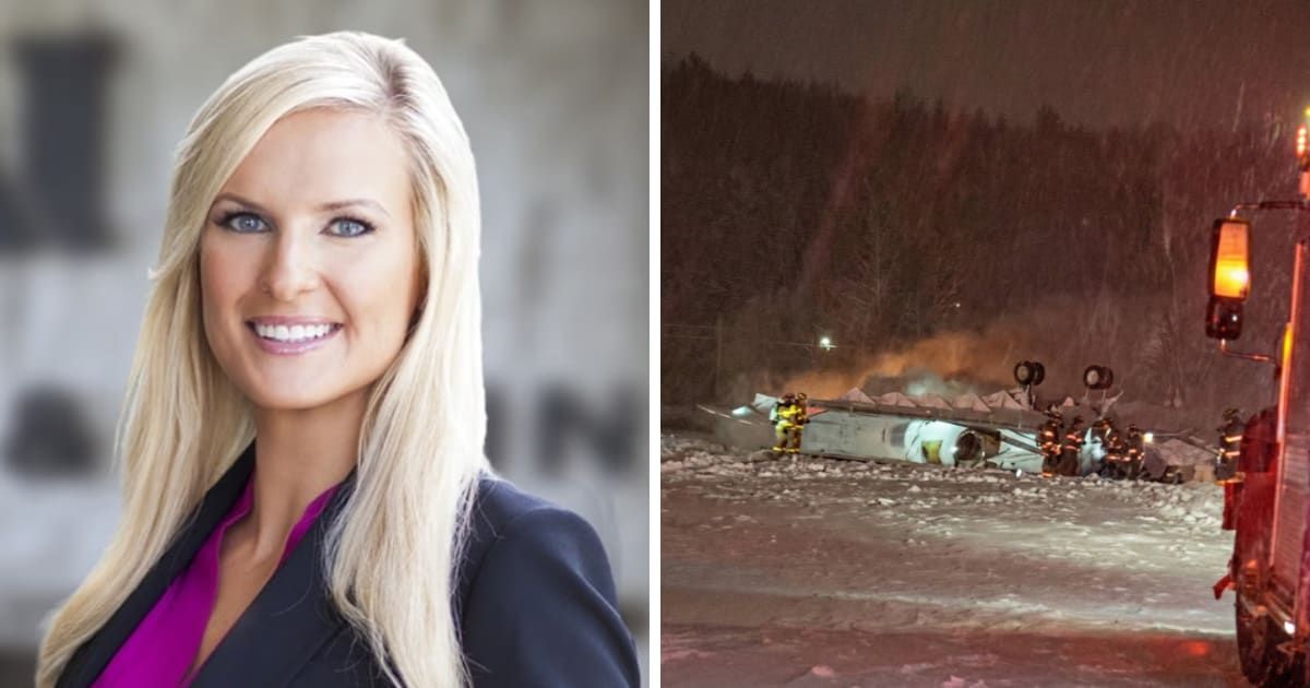 Among the victims was Tara Arnold, a senior attorney at Arnold & Itkin and wife of Kurt Arnold, who died when a private jet crashed during takeoff  (Screengrab/@arnolditkin.com, @DisasterAlert2/X)