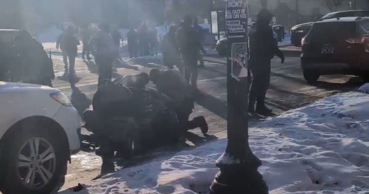  Video shows federal officer looking for weapon after Alex Pretti shooting (@PampletsY/X)