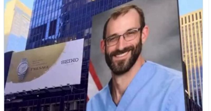 Fact check: Is clip showing Alex Pretti on a billboard in Times Square real?