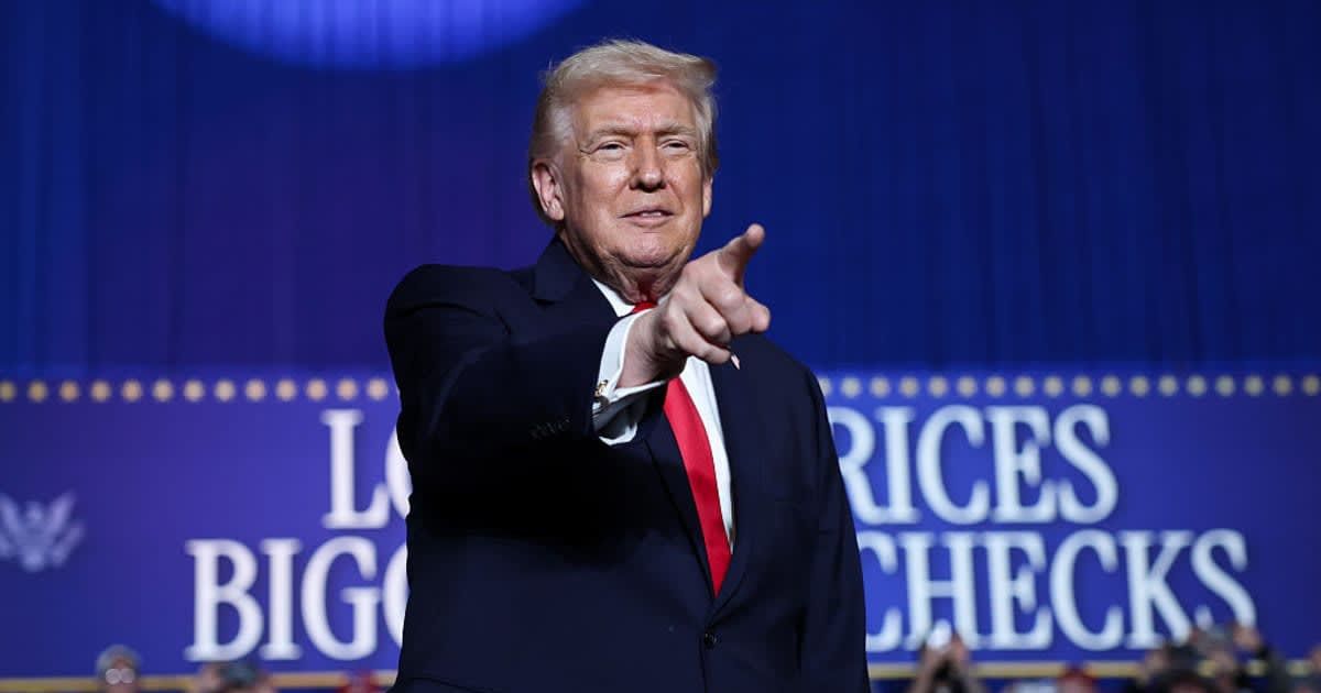 Donald Trump credited his re-election for record military enlistments, a claim echoed by Pentagon adviser Sean Parnell citing the highest levels in 30 years (Getty Images)