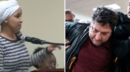 Ilhan Omar sprayed with unknown substance by man during Minneapolis town hall