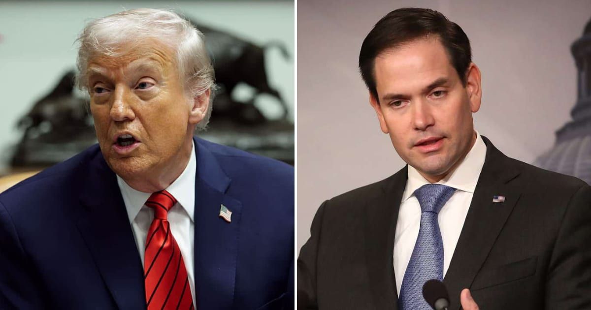 President Donald Trump said the United States had 'solved a tremendous problem' with Syria, crediting Secretary of State Marco Rubio for playing a central role (Getty Images)