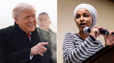 ‘She probably had herself sprayed’: Trump dismisses Ilhan Omar after she was attacked with liquid