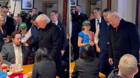 Trump pauses Iowa stop as man asks to pray for him before Des Moines speech