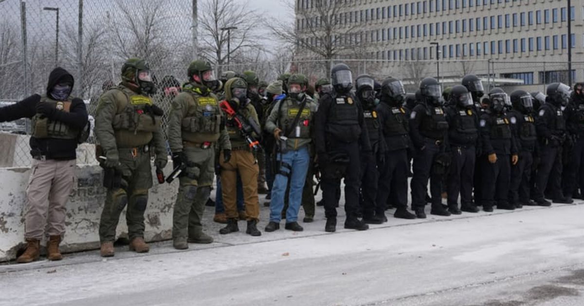 The DHS said death threats against ICE officers rose about 8,000% and assaults about 1,300%, with a threatening voicemail released (AP Photo/Adam Gray)