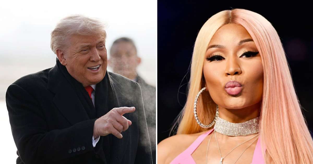 Nicki Minaj made the remarks while appearing with President Trump at an event promoting children’s investment accounts (Getty Images)
