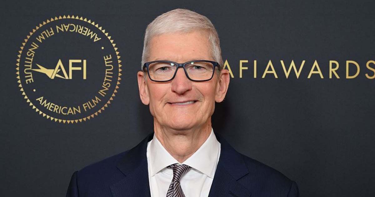 Tim Cook urged employees to remain calm in an internal memo after Alex Pretti's killing, telling Apple staff that 'America is strongest when we live up to our highest ideals' (Michael Kovac/Getty Images for AFI)