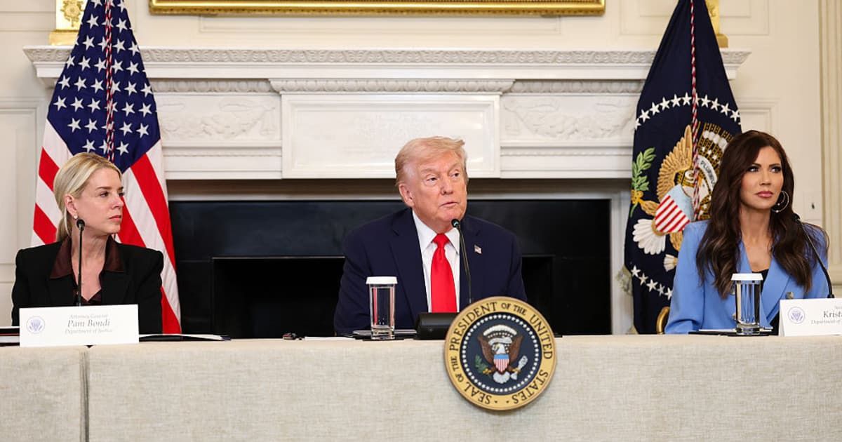 AG Bondi confirmed 16 arrests in Minneapolis for assaulting agents, while Noem highlighted nationwide arrests of 'rioters' (Getty Images)