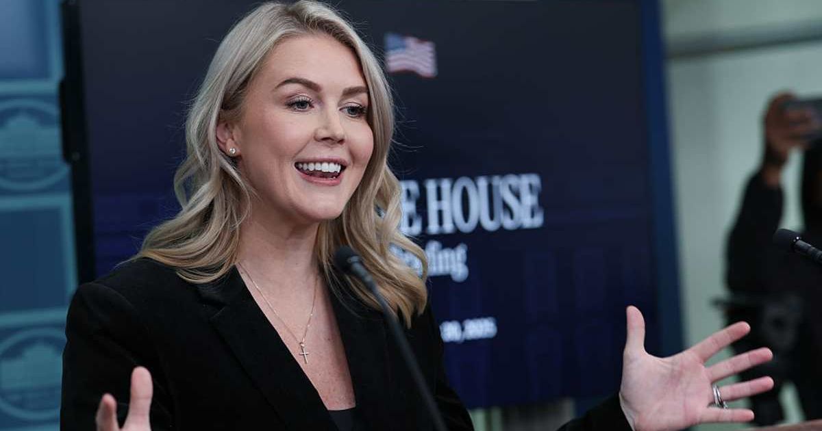 White House Press Secretary Karoline Leavitt said that she intended to enroll her newborn daughter in the newly introduced Trump Account program (Getty Images)