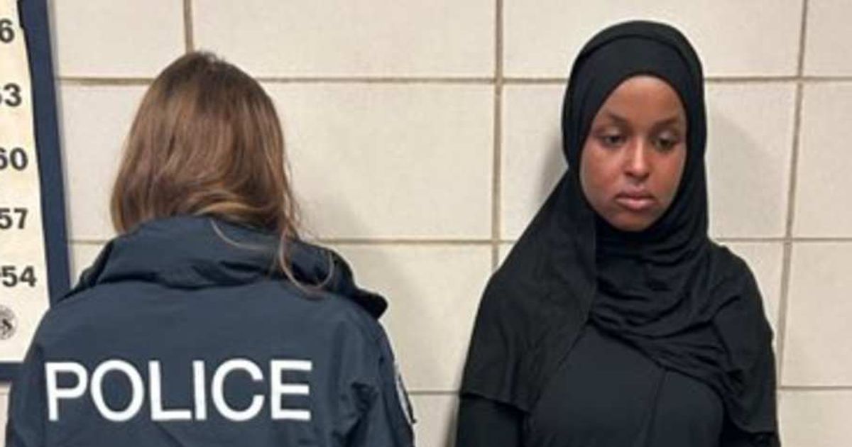 Nasra Ahmed, 23, was arrested for obstructing federal law enforcement, according to Attorney General Pam Bondi (@AGPamBondi/X)