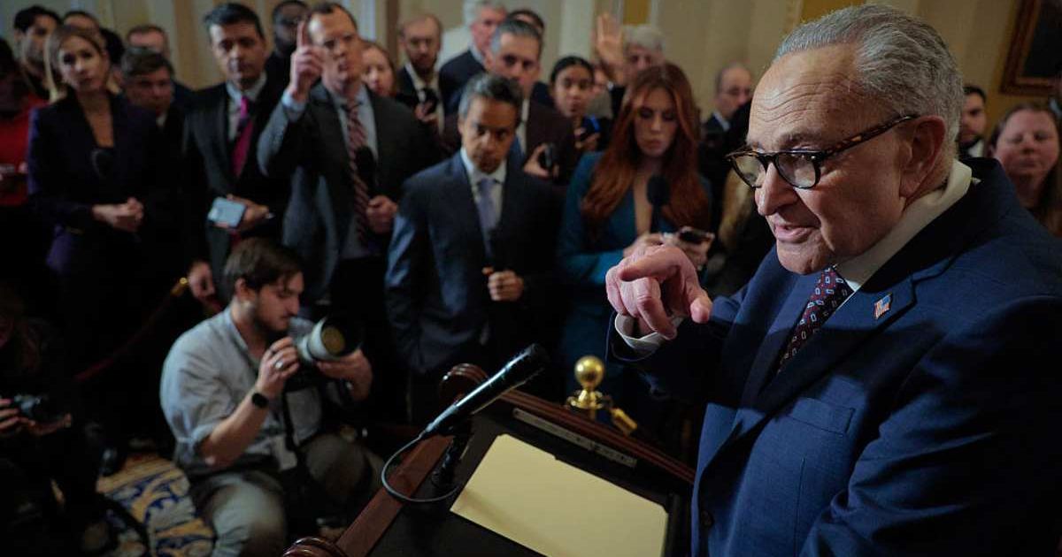 Eight Republicans joined Democrats to halt a sweeping funding package as negotiations over DHS and ICE policy remain unresolved. (Getty Images)