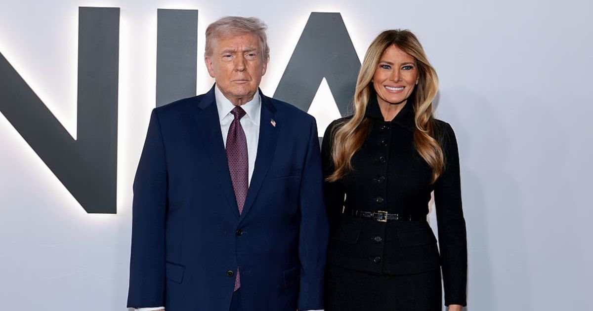 President Donald Trump and First Lady Melania Trump attended the world premiere of ‘Melania’ at the Kennedy Center in Washington, DC, on January 29, 2026 (Getty Images)