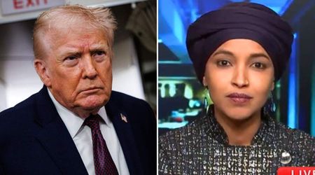 Ilhan Omar responds after Trump says she had 'herself sprayed' at town hall attack
