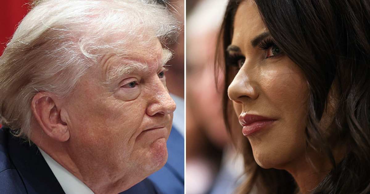 Kristi Noem was sidelined from the Minneapolis ICE operation (Getty Images)