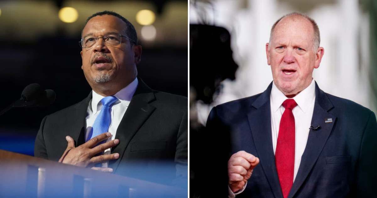 Minnesota AG Keith Ellison clarified that he could not have made any agreement with Tom Homan regarding 'how sheriffs share with ICE information about people in their county jails' (Getty Images)
