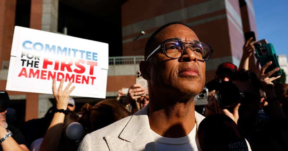 Journalist Don Lemon finished a statement to the media outside federal court in Los Angeles on January 30, 2026, following his release without bail (Mario Tama/Getty Images)