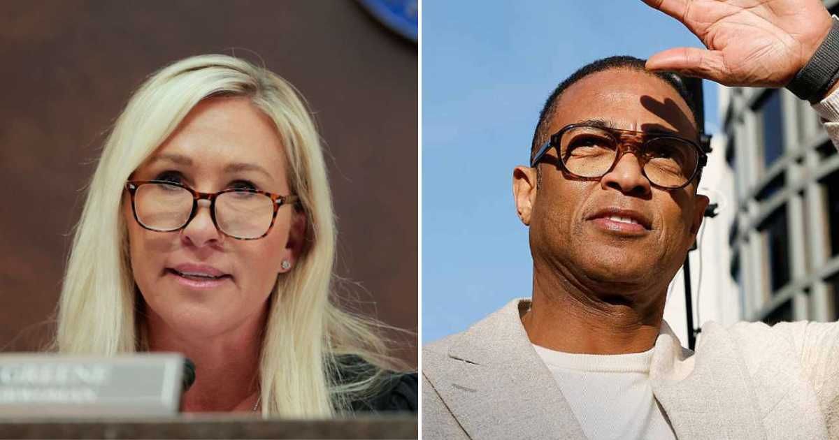 Former Rep Marjorie Taylor Greene defended the arrest of ex-CNN host Don Lemon over his role in covering an anti-ICE protest that disrupted a church service in Minnesota (Getty Images)