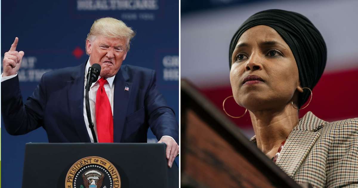 Trump renews attacks on Tim Walz and Ilhan Omar, calling them 'incompetent' and 'scammers' online
