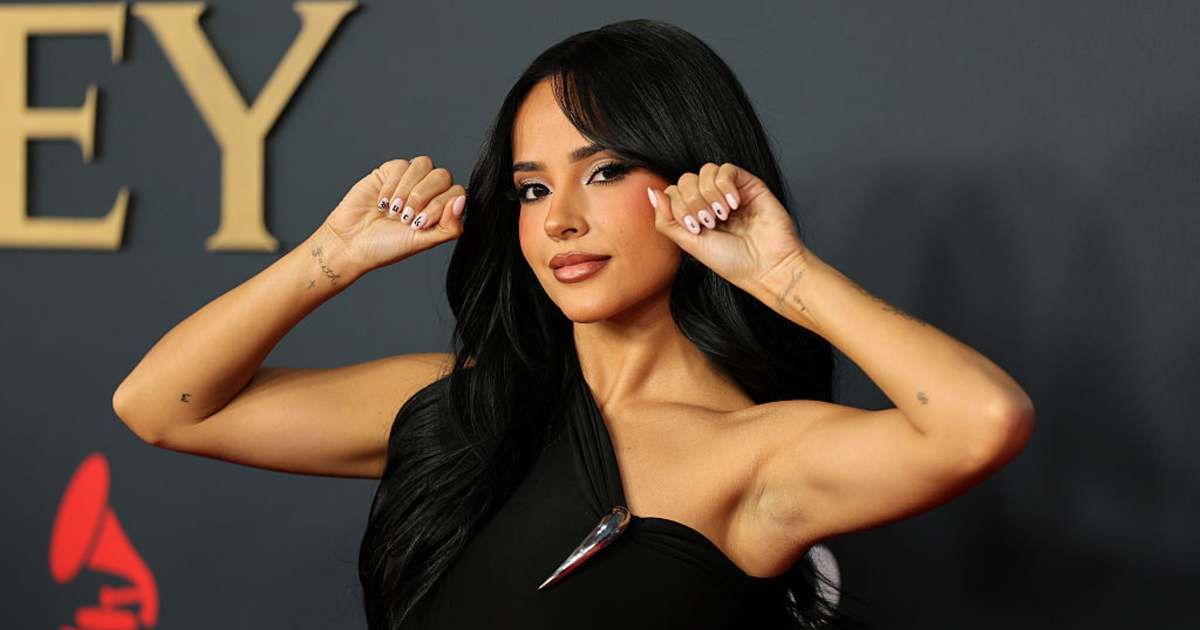 Becky G attends 2026 MusiCares Person of the Year Honoring Mariah Carey at Los Angeles Convention Center on January 30, 2026 in Los Angeles, California (Brianna Bryson/WireImage)