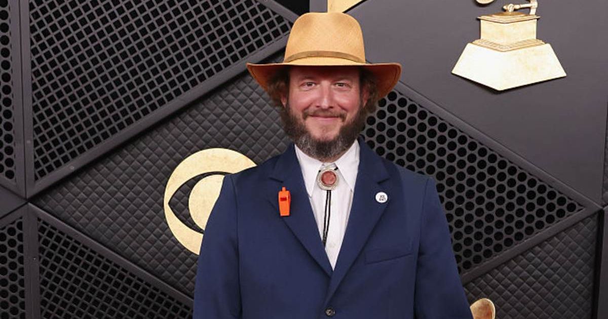 Justin Vernon of Bon Iver attends the 68th GRAMMY Awards on February 1, 2026, in Los Angeles, California (John Shearer/Getty Images for The Recording Academy)