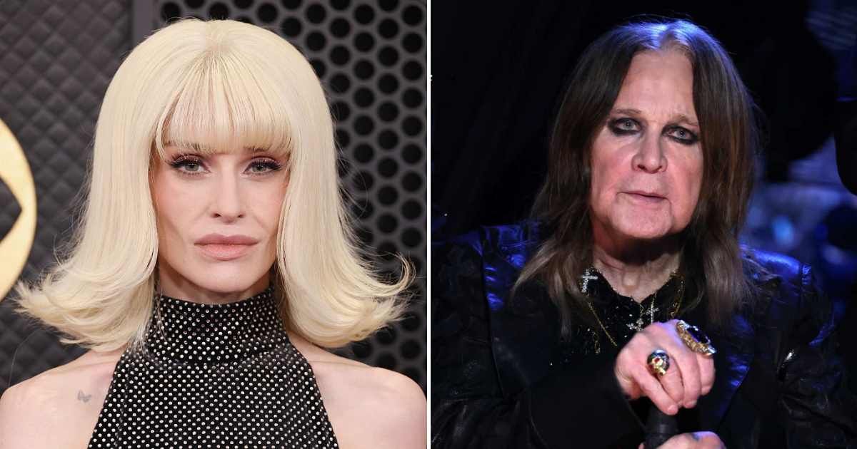 Kelly Osbourne talks about her late father  Ozzy Osbourne at the 2026 Grammy Awards (John Shearer/Getty Images for The Recording Academy, Getty Images)