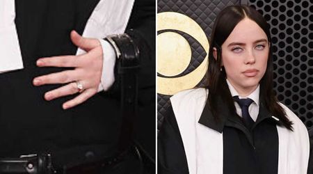 Billie Eilish sparks engagement rumors after showing off ring at the 2026 Grammys
