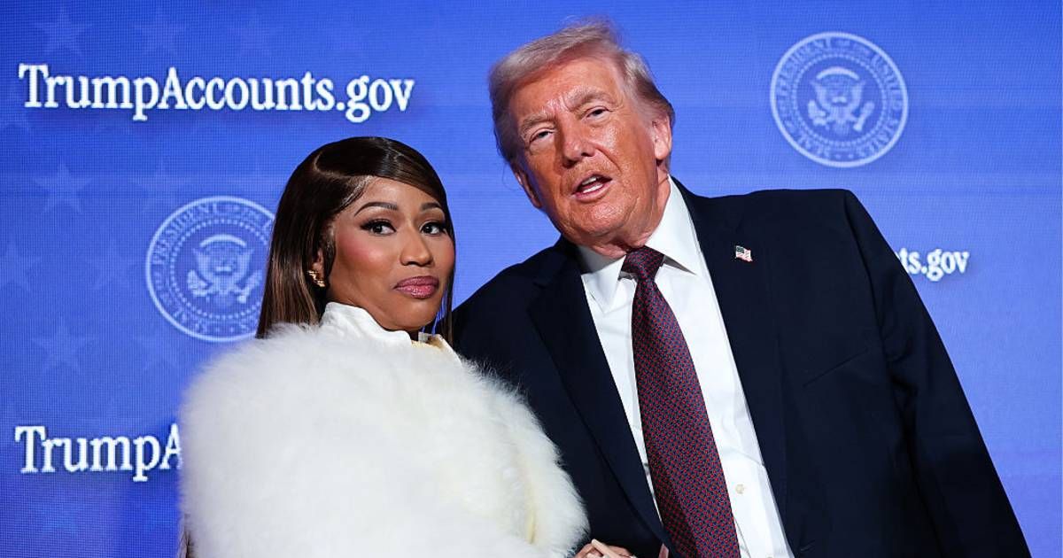 Nicki Minaj says the left’s harsh treatment of Trump pushed her into backing him  (Getty Images)