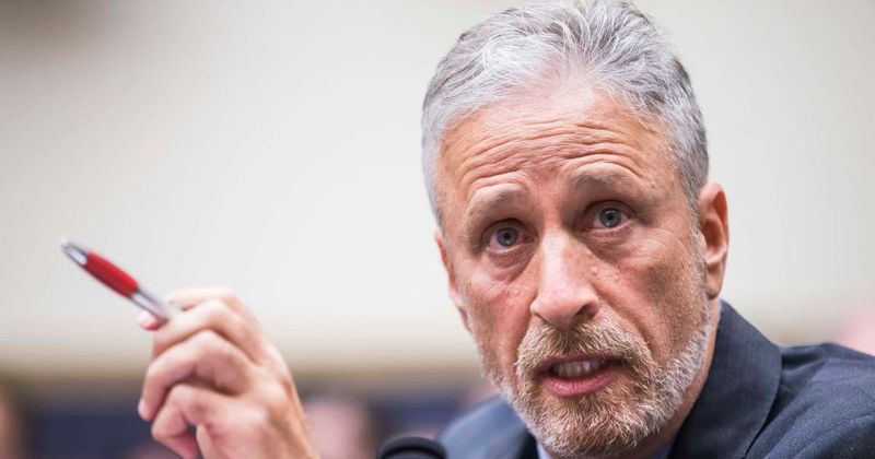 'I'm offended': Jon Stewart reacts to his name appearing in the Epstein files