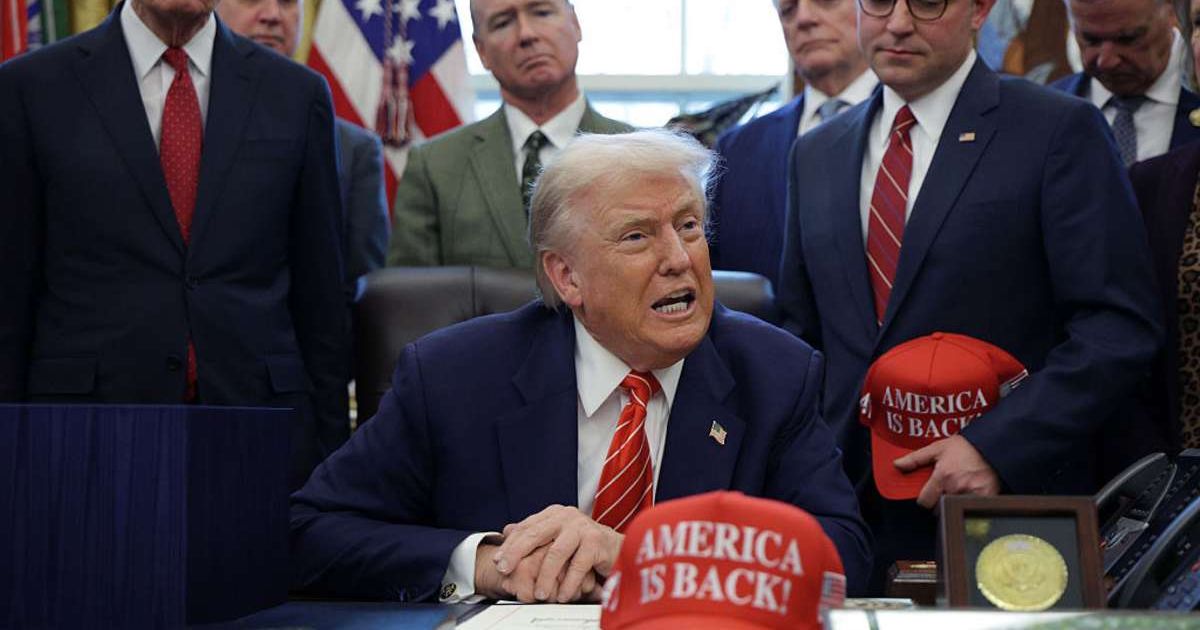 Donald Trump said the Epstein files show no links to him, called them a political plot, and said Dems are the real problem as the country should move on (Alex Wong/Getty Images)