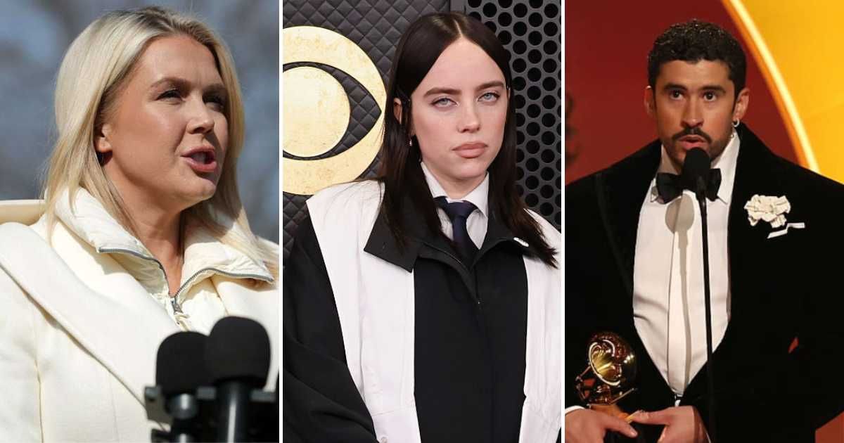 Karoline Leavitt called celebrity anti-ICE attacks ironic, accusing Bad Bunny and others of ignoring killings of Jocelyn Nungaray and Laken Riley under Joe Biden (Getty Images)