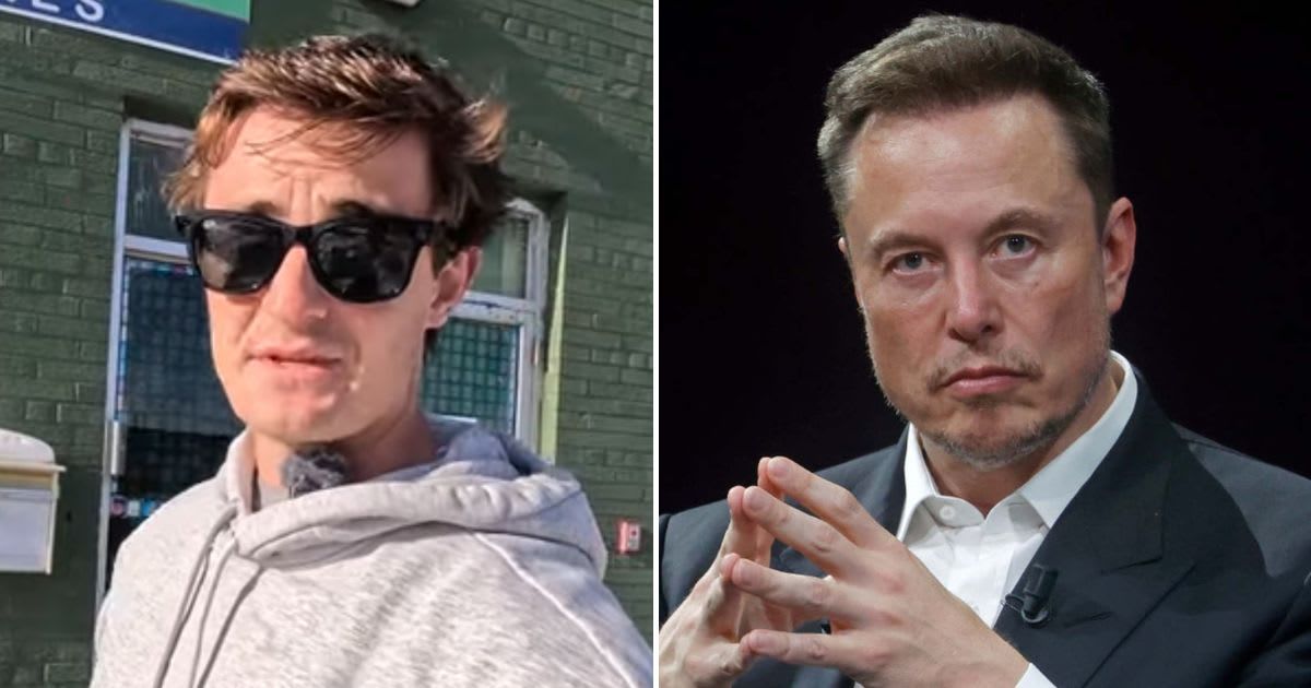 Some posts on social media claimed X, and Elon Musk awarded Nick Shirley $100k for exposing Somali fraud in Minnesota (@NickShirley/YouTube, Getty Images)