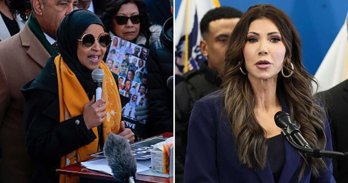 Rep Ilhan Omar called for the removal of Homeland Security Secretary Kristi Noem, blaming her for aggressive federal immigration enforcement and the deadly shootings of two US citizens in Minneapolis (Getty Images)