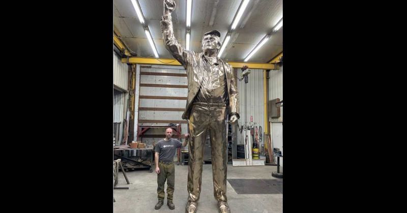 Trump’s 22-foot golden statue ‘Don Colossus’ set to go on display in Miami ahead of G20 summit