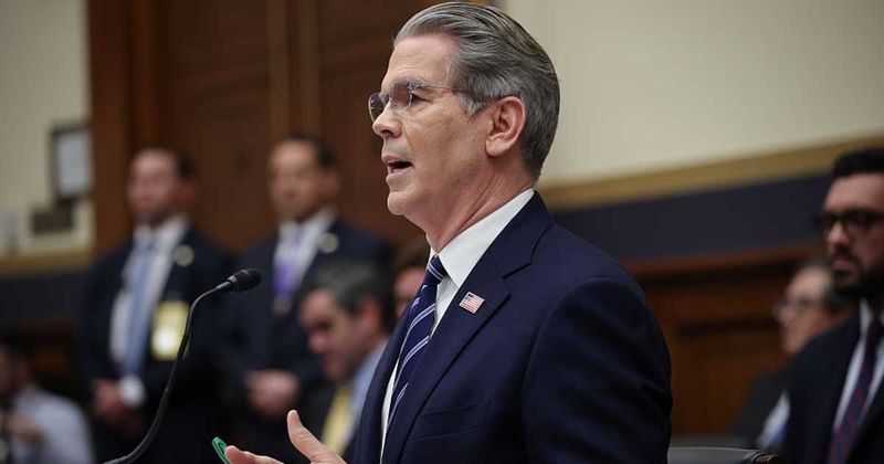 'Can you maintain some dignity?' Bessent clashes with Waters amid a disorderly House hearing