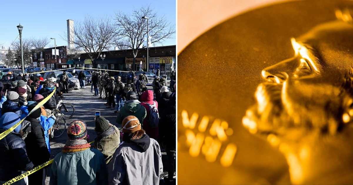 A rumor is circulating online that the city of Minneapolis was officially nominated for the 2026 Nobel Peace Prize (Getty Images)