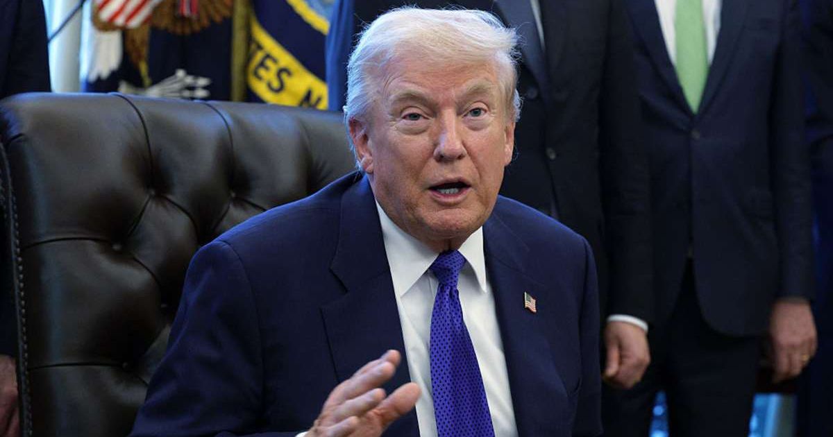 Trump says crowds chant ‘GOAT’ as he’s asked if he’ll ever be compared to Washington and Lincoln (Getty Images)