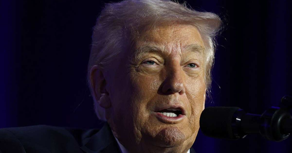 President Donald Trump claimed that Joe Biden lacked awareness of his role in office, adding that the former president had 'no idea what the hell I was saying' (Getty Images)