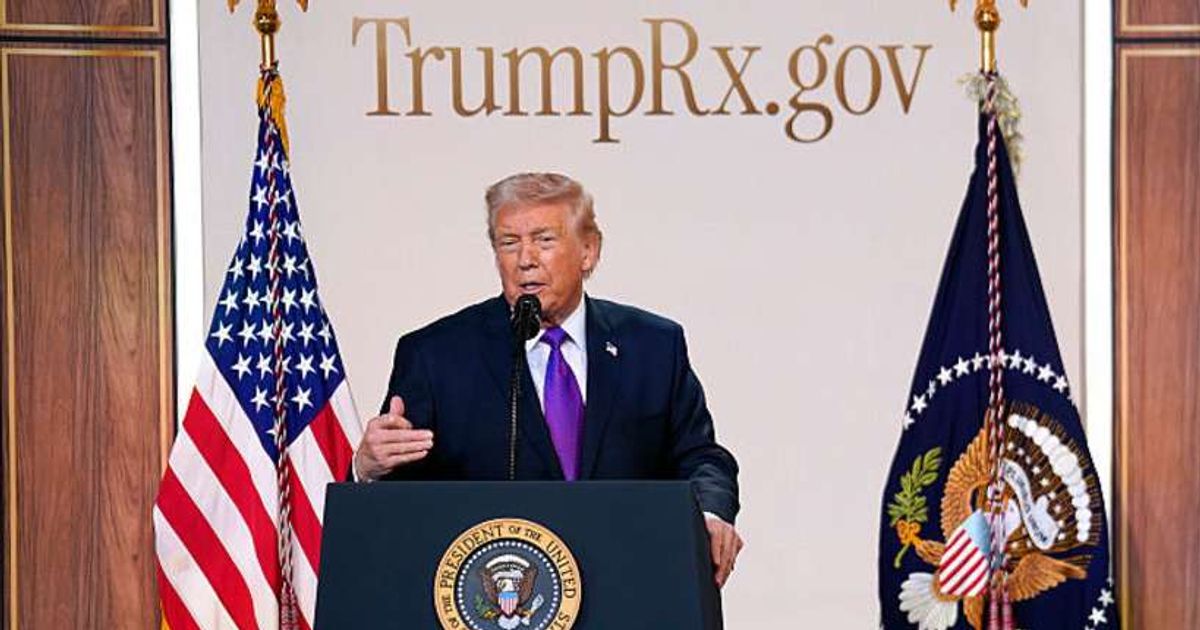 President Donald Trump launched a new website to help Americans directly buy select medicines at a discount (Nathan Howard/Getty Images)