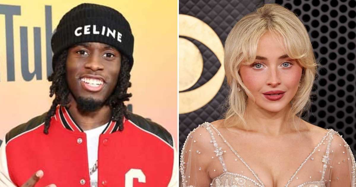 A viral social media post claims Kai Cenat and Sabrina Carpenter are dating (Getty Images)