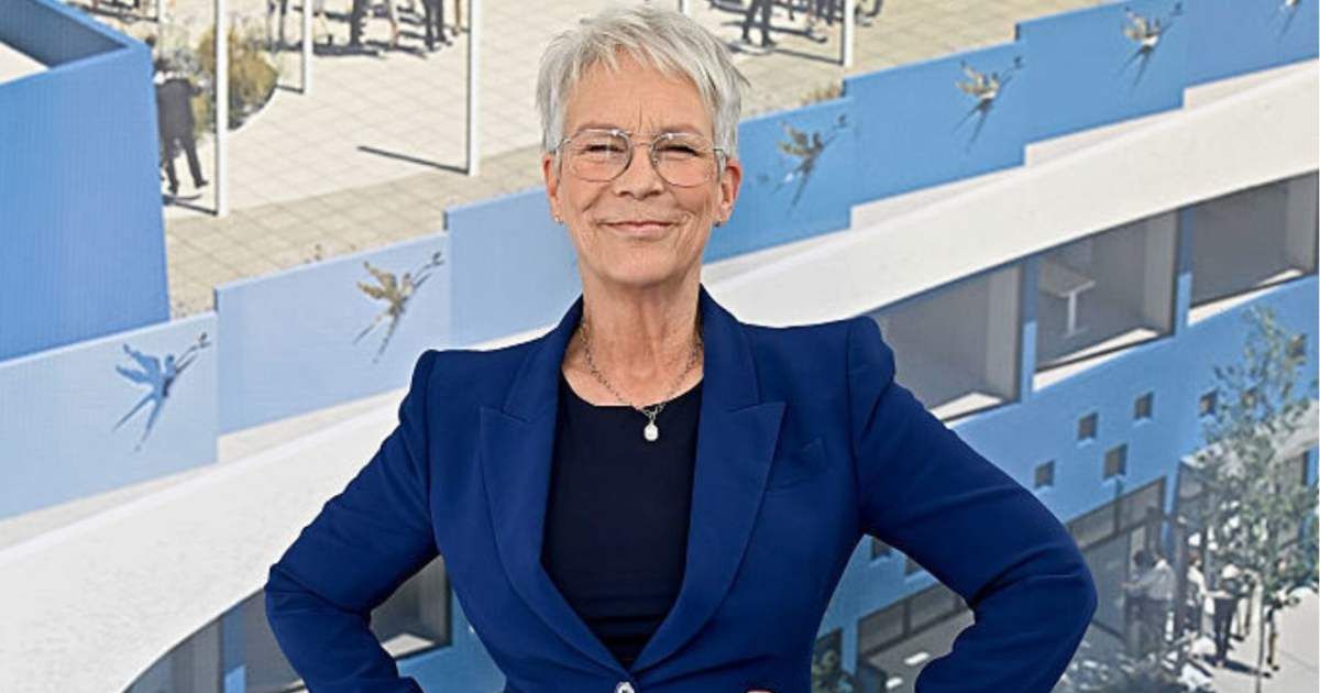 Jamie Lee Curtis slammed ICE while attending Project Angel Food's grand opening of the first building for The Chuck Lorre Family Foundation Kitchen & Campus on February 5, 2026, in Los Angeles, California (Jon Kopaloff/Getty Images)