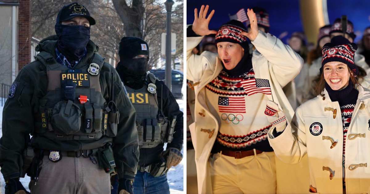 As the Winter Olympic Games got underway, several athletes used interviews and social media to criticize the Trump administration’s immigration enforcement tactics (Getty Images)