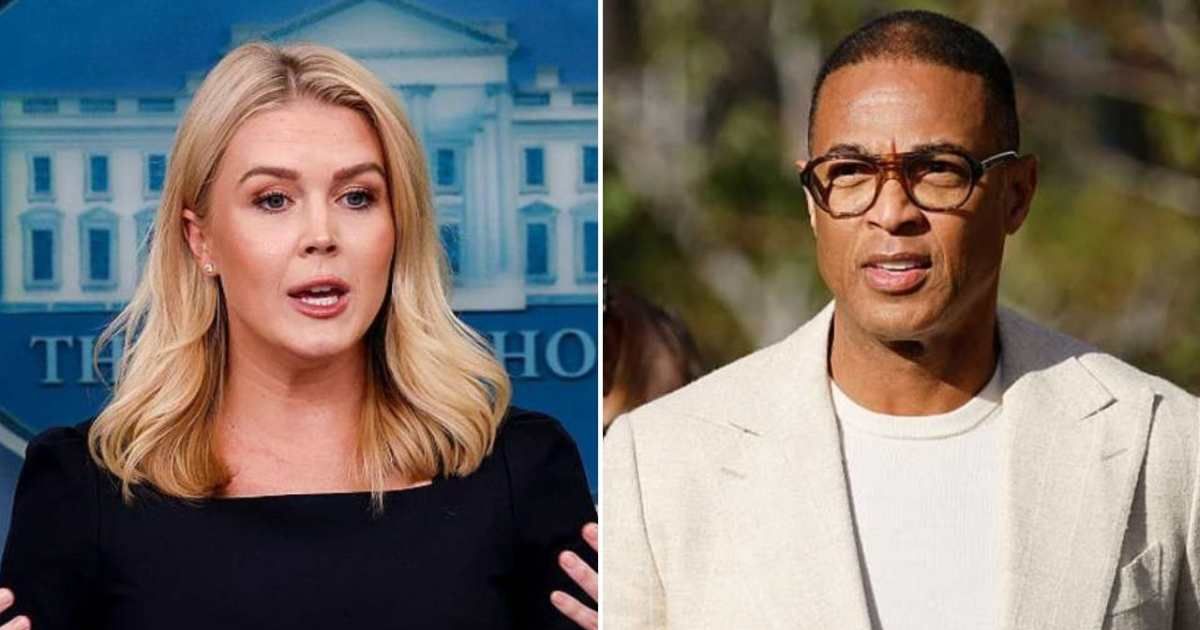 Don Lemon sharply criticized White House Press Secretary Karoline Leavitt after she dismissed backlash over an AI-generated video depicting Barack and Michelle Obama as apes (Getty Images)