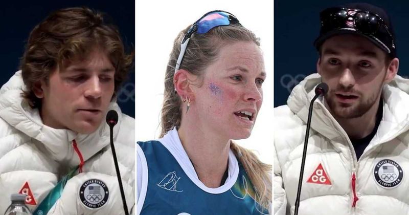 Team USA skiers Hunter Hess, Jessie Diggins, Chris Lillis and others slam ICE at Winter Olympics