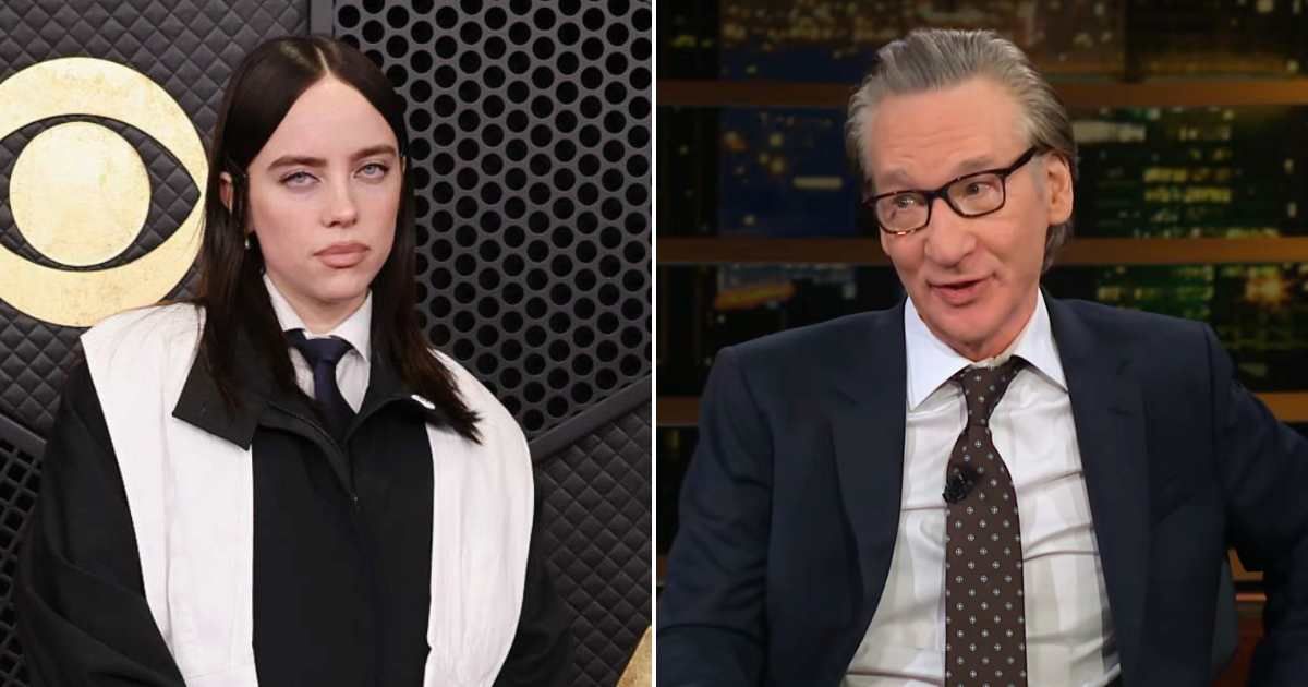 Comedian Bill Maher was not impressed with singer Billie Eilish’s anti-ICE statement at the Grammys (Getty Images)