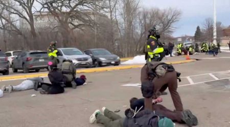 Dozens of anti-ICE agitators arrested after violent clash outside Minneapolis federal building