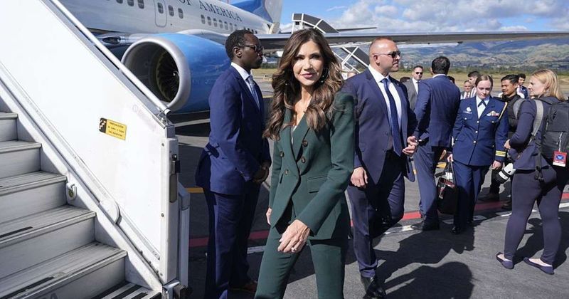 Kristi Noem defies calls to resign as she hails major border enforcement victory under Trump