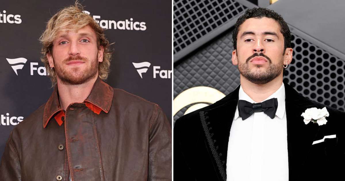 Ahead of Super Bowl LX, Logan Paul dismissed Bad Bunny’s halftime show with a blunt 'No,' sparking online buzz as anticipation surged (Getty Images)